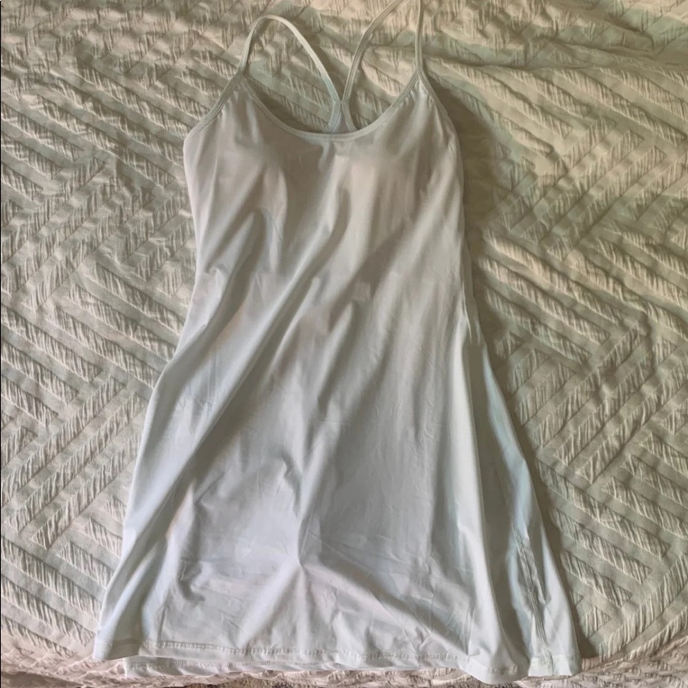 White exercise dress